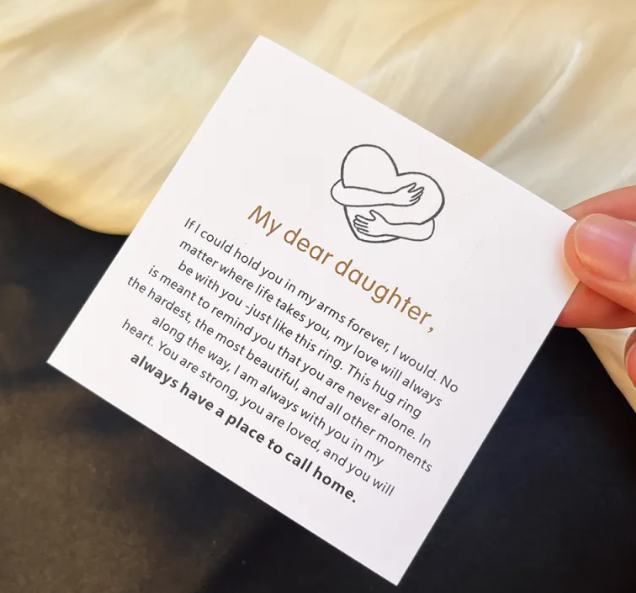 Mia | “Always With You” – Umarmungsring für Töchter