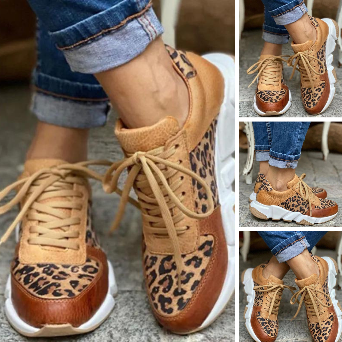 Savanna | Stylische Sneaker im Leoparden-Print