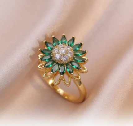 Drehring mit Sonnenblume