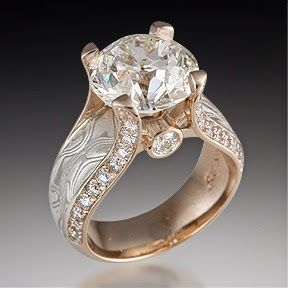 Vintage-Ring mit Zirkonia