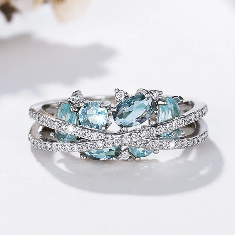 Vintage-Ring mit ewigem Band