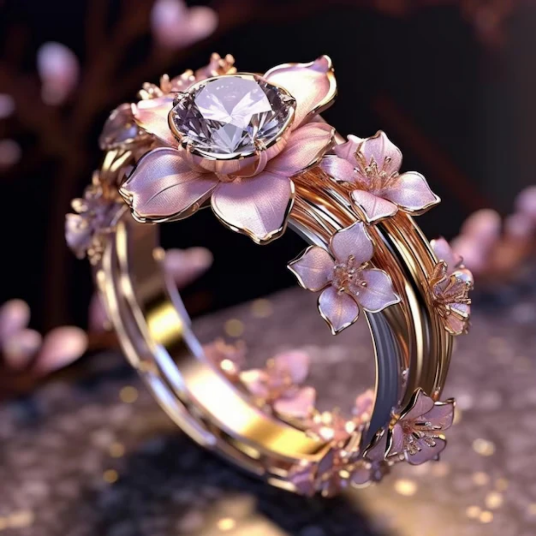 Zweifarbiger Vintage-Ring