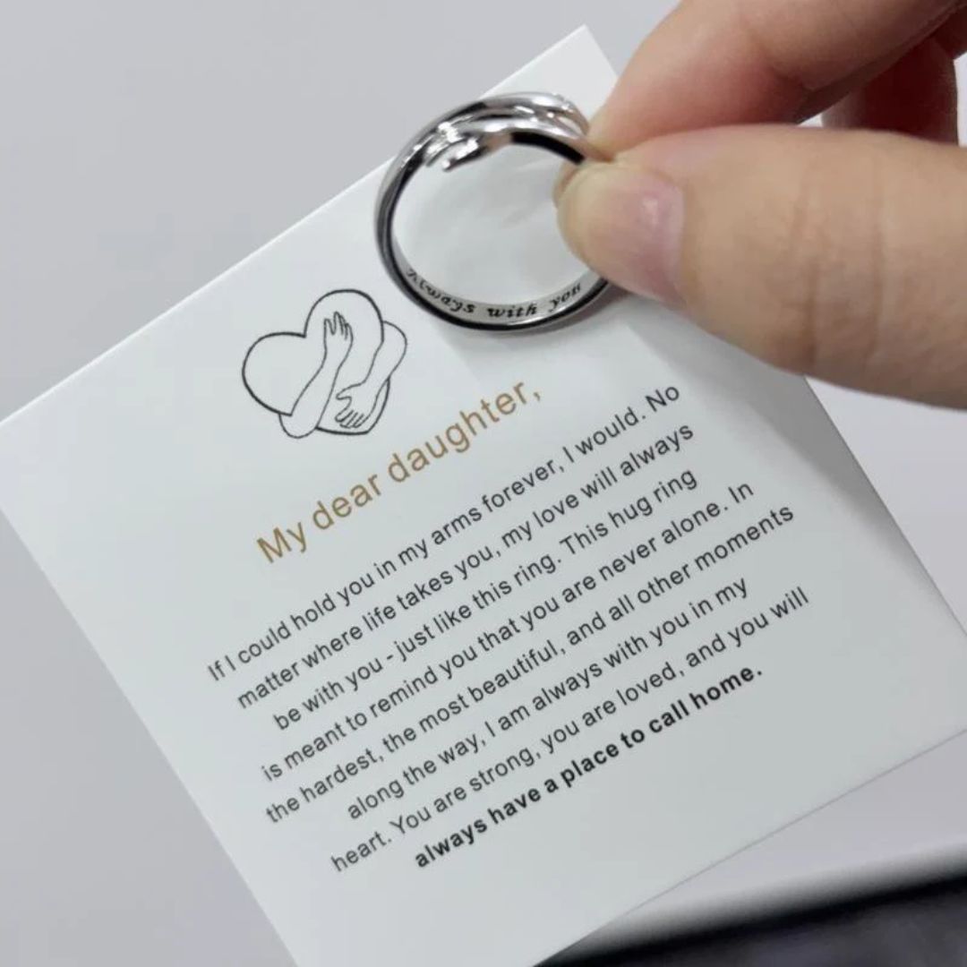 Mia | “Always With You” – Umarmungsring für Töchter