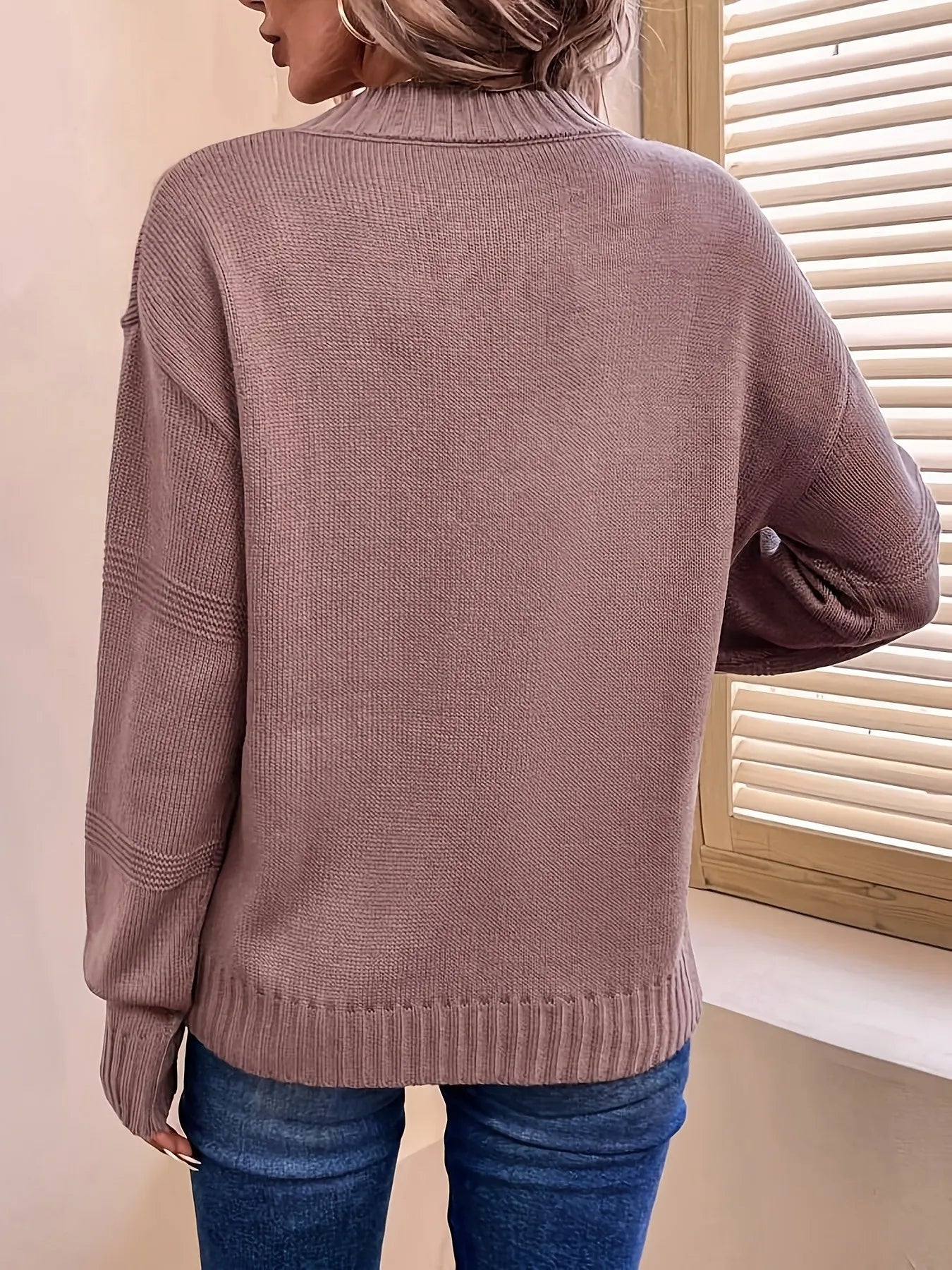 Jane | Eleganter Rundhals-Strickpullover