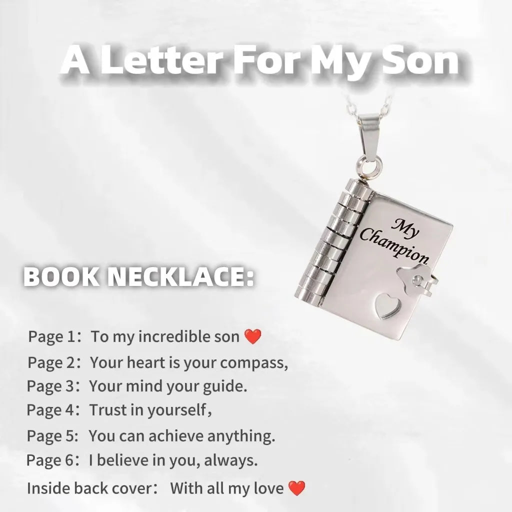 My Champion | Ein Brief an meinen Sohn, den er für immer bei sich trägt