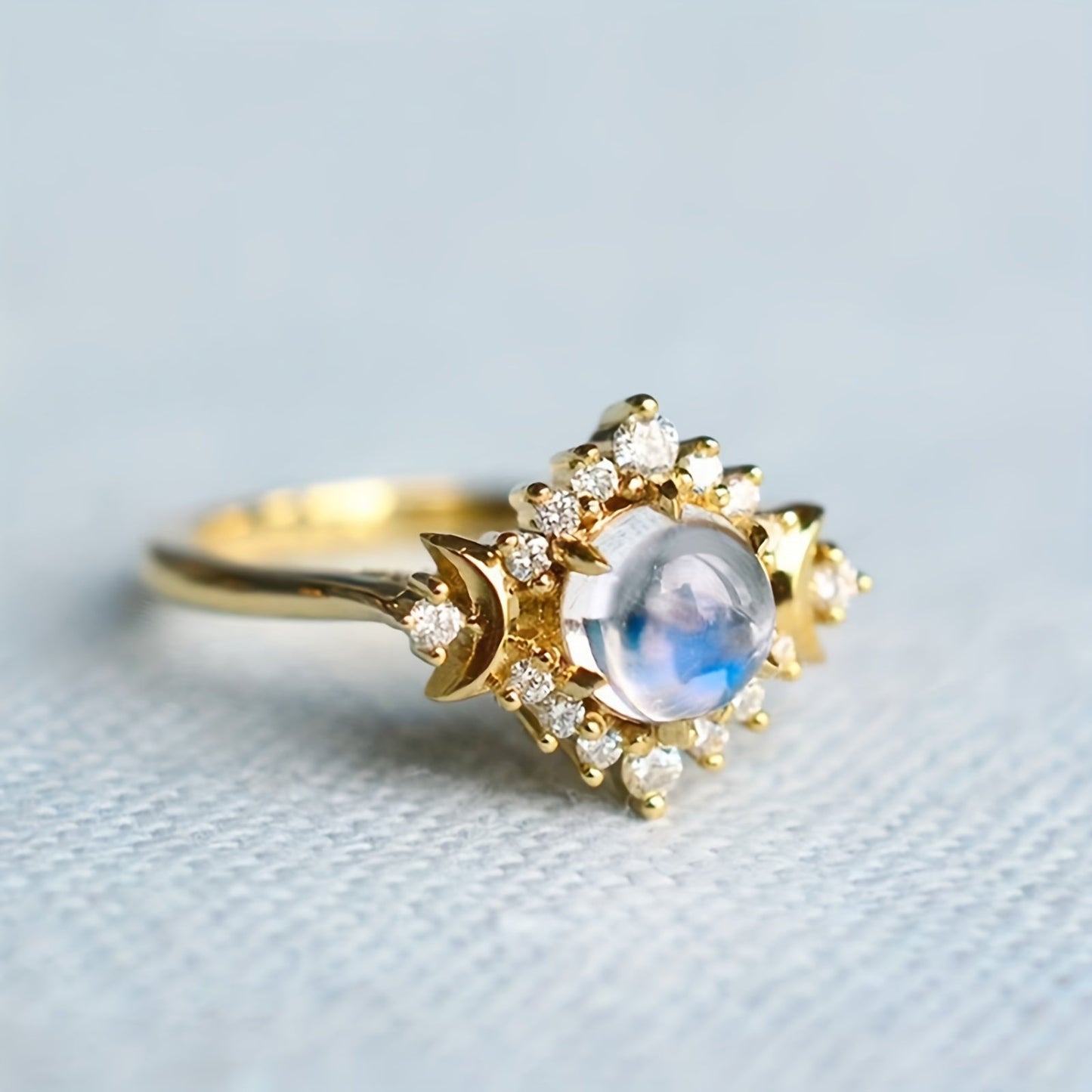 Eliza-Ring mit Mondstein