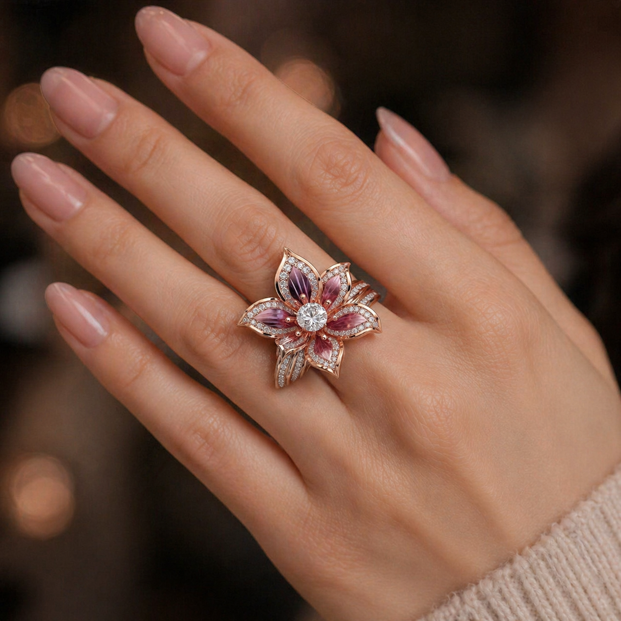 Sakura-Blumenring