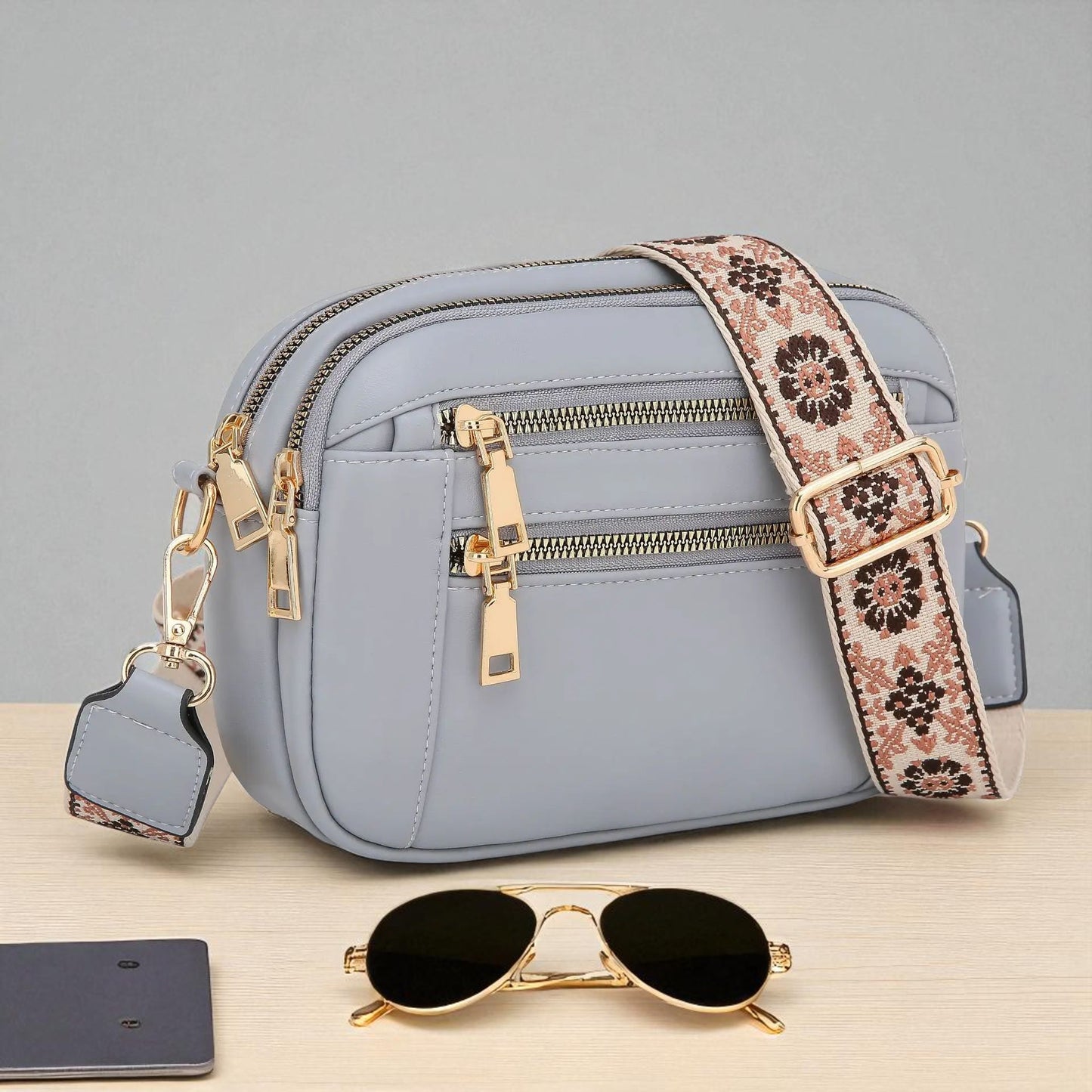 Mireille | Elegante Leder-Umhängetasche