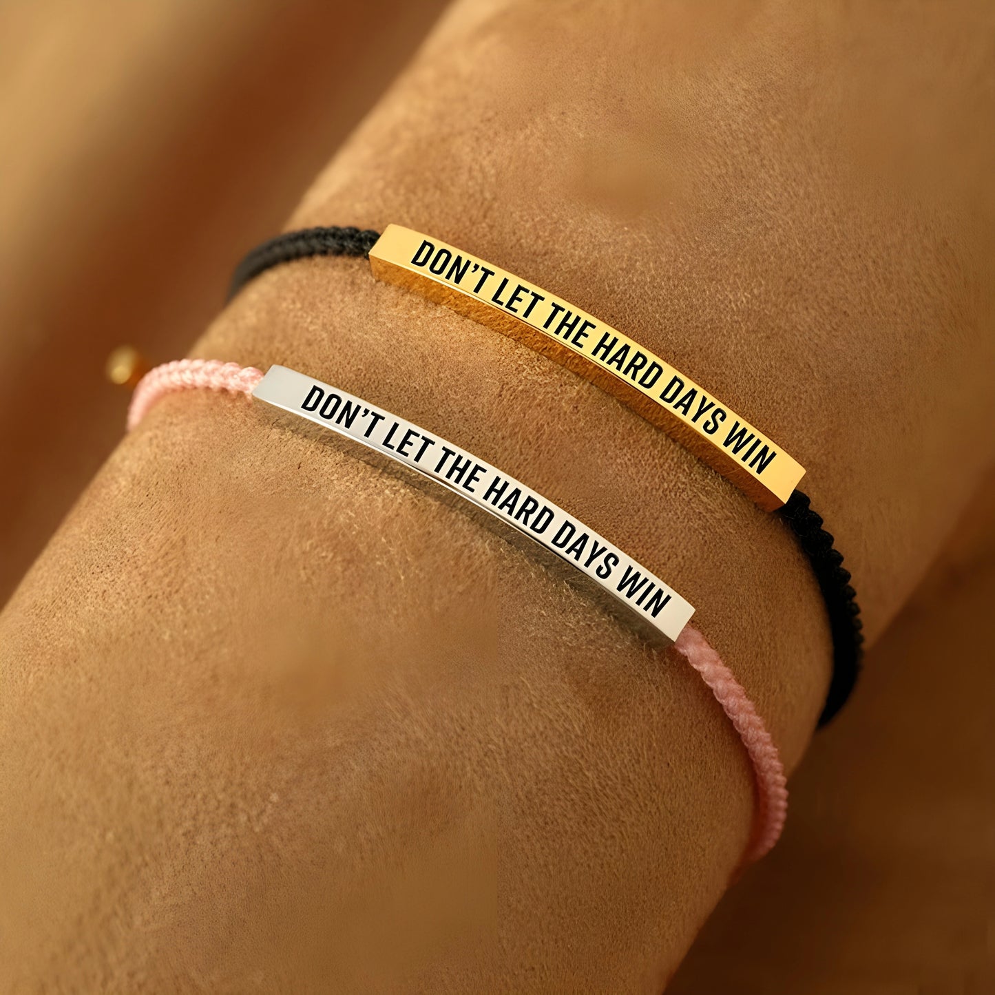 Motivationsarmband Gold – täglicher Reminder für innere Stärke
