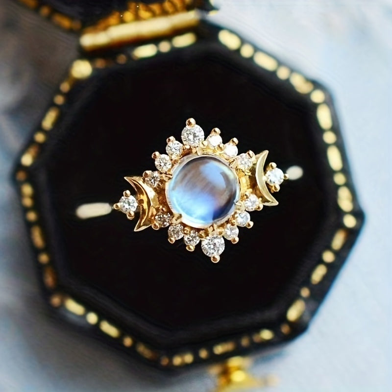 Eliza-Ring mit Mondstein