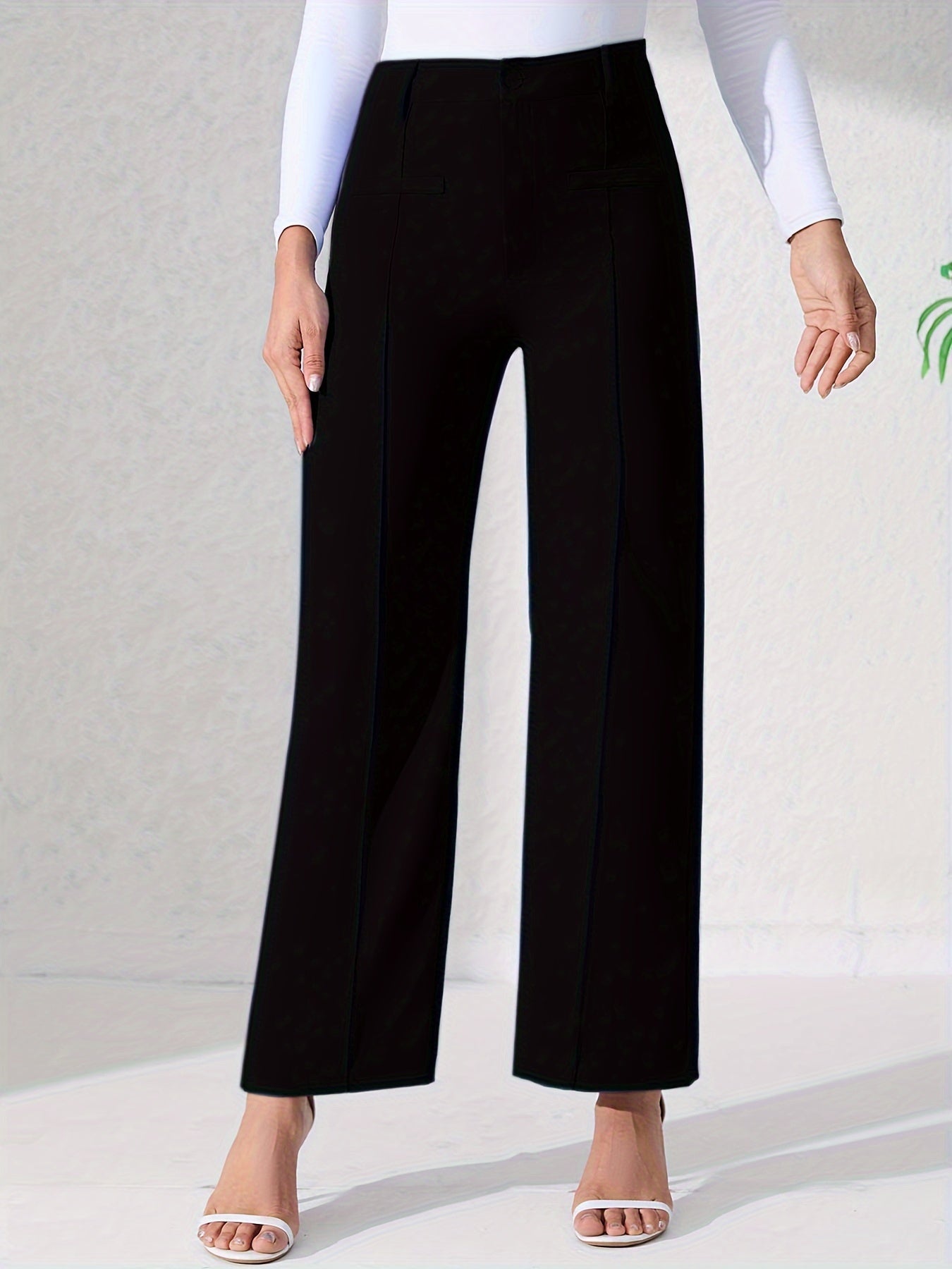 Seraphina | Weit geschnittene High Waist Hose