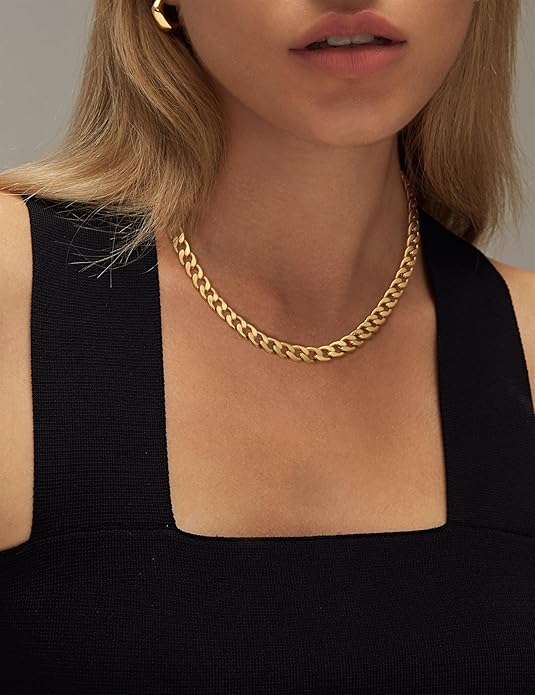 Chunky Kette Halskette für Damen – Modisches Statement Accessoire