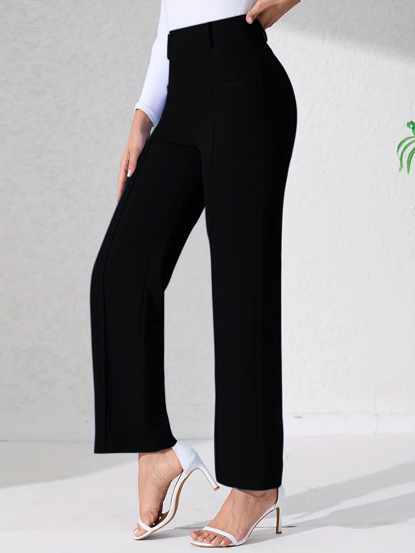 Seraphina | Weit geschnittene High Waist Hose