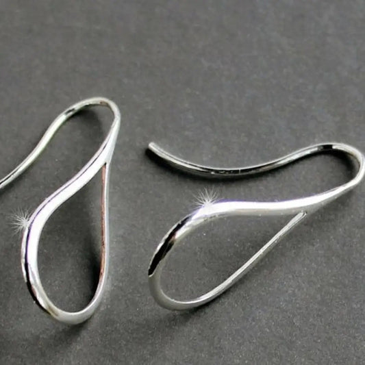 Elegante Tropfenform Ohrhaken Ohrringe für Damen im modernen Design
