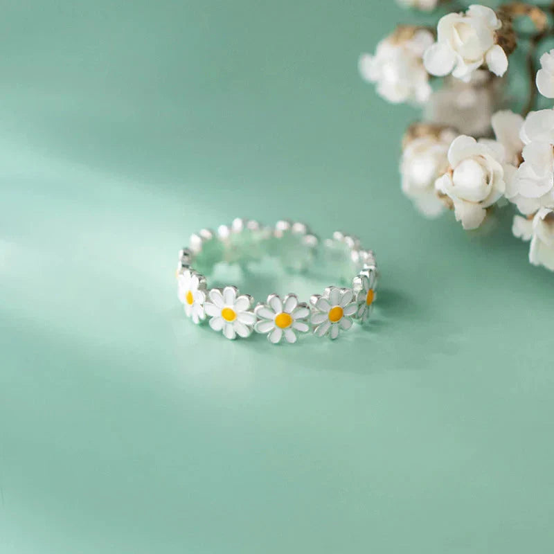 Verstellbarer Gänseblümchen-Blumenring