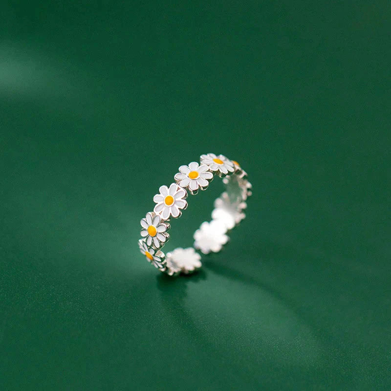 Verstellbarer Gänseblümchen-Blumenring