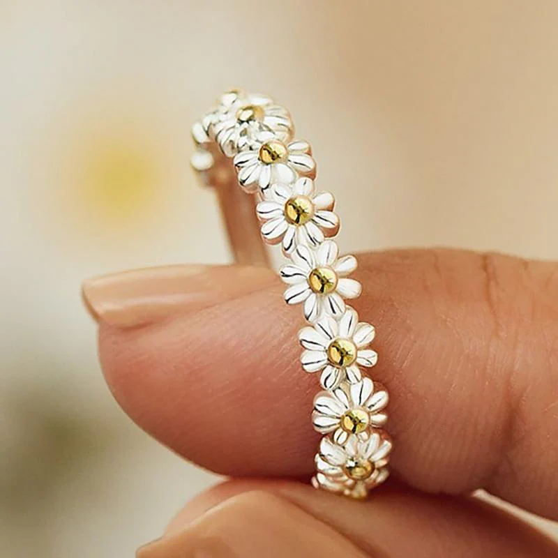 Vintage Spiralring mit Zirkonia