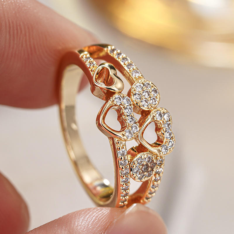 Kristall-Herzring – Eleganz, die zum Verlieben einlädt