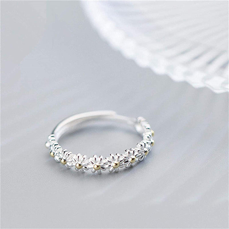Vintage Spiralring mit Zirkonia