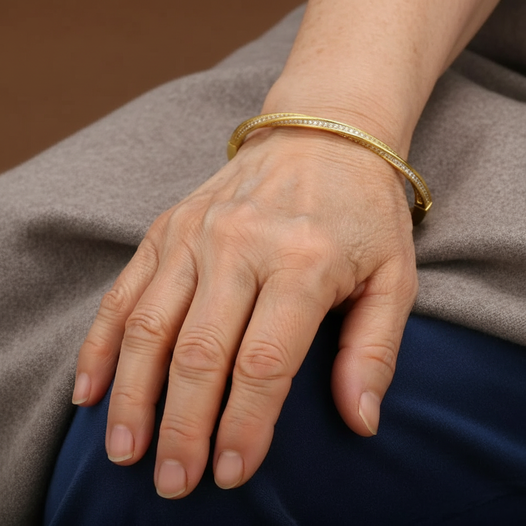 Funkelndes Armband mit Zirkonia für elegante Damen