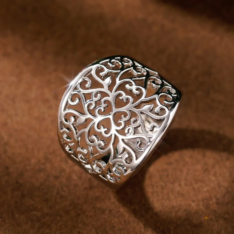 Vintage-Herz-Design-Ring