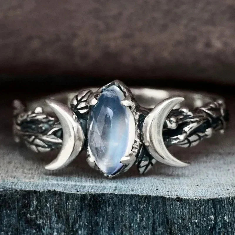 Mondring mit Mondstein