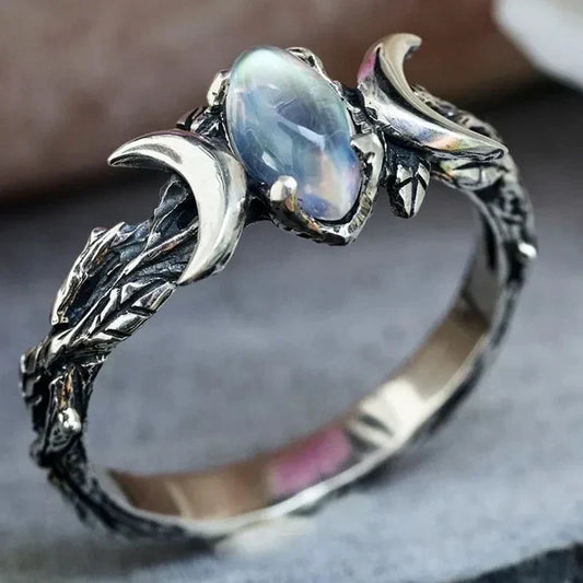 Mondring mit Mondstein