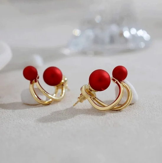 Elegante Perlenohrringe für Damen mit zeitlosem Design und luxuriösem Glanz
