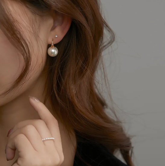 Elegante Perlenohrringe für Damen mit zeitlosem Design und luxuriösem Glanz