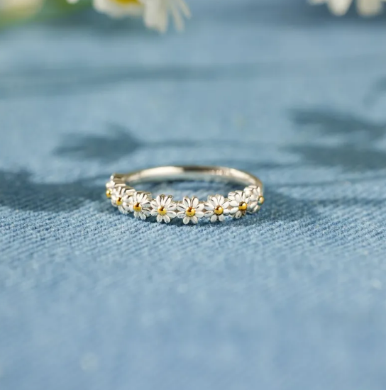 Gänseblümchen-Ring Little Daisy