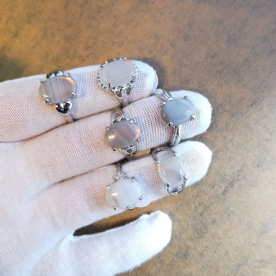 Ringset aus Naturstein