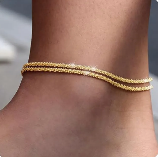 Elegante Fußketten für Frauen mit zarten oder groben Gliedern