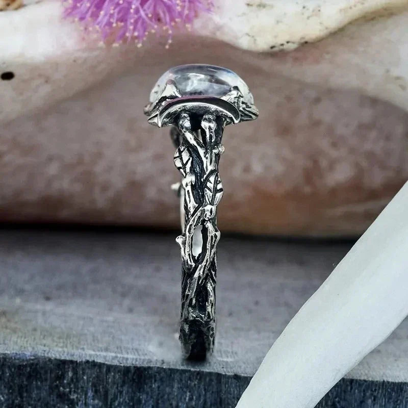 Mondring mit Mondstein