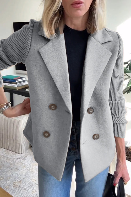 Yvonne | Bequeme Jacke mit feinem Muster