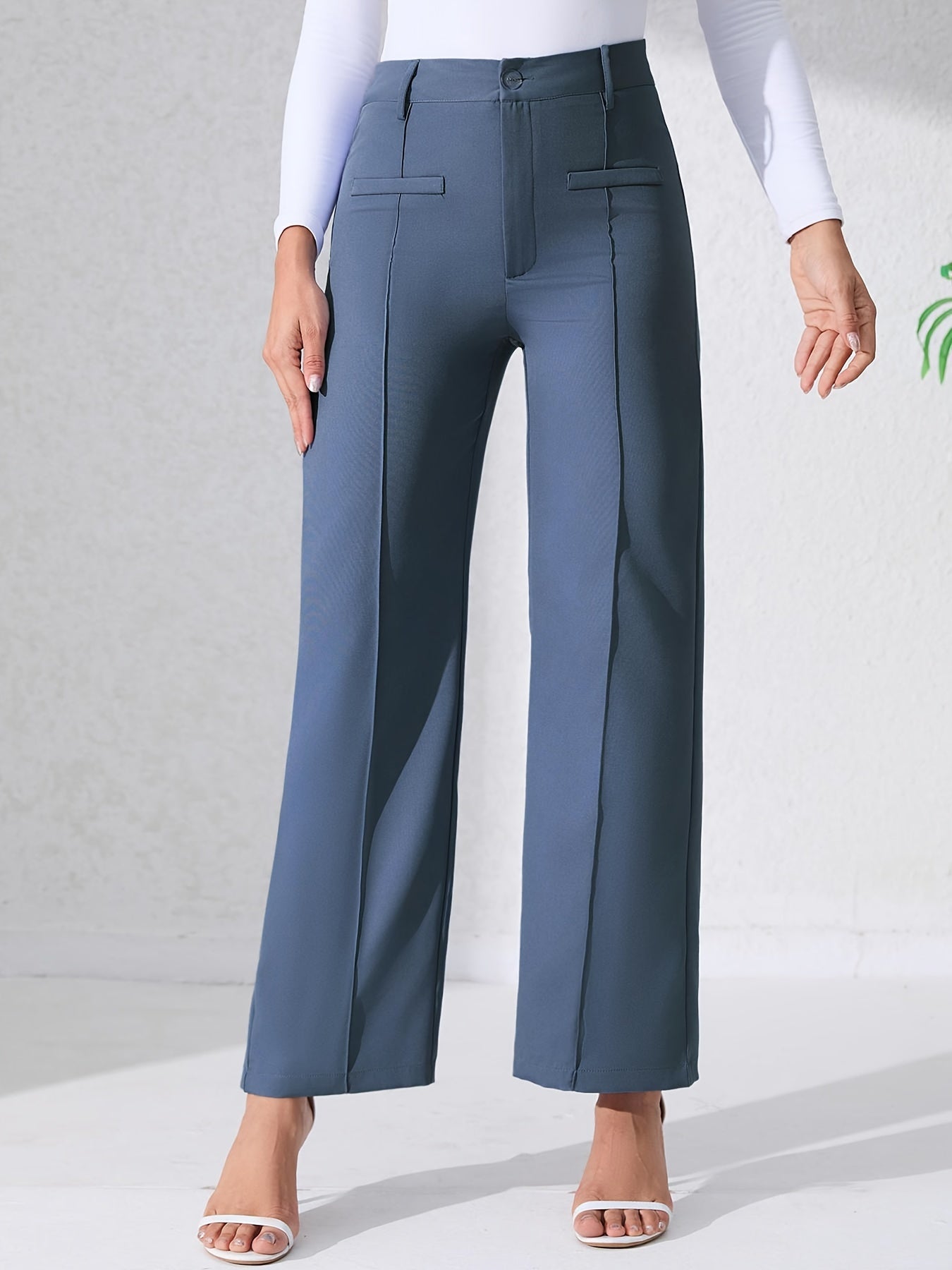 Seraphina | Weit geschnittene High Waist Hose