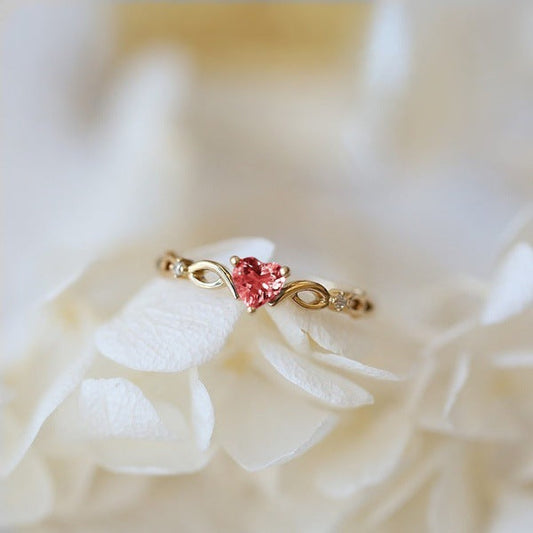 Ring mit Zirkonherz