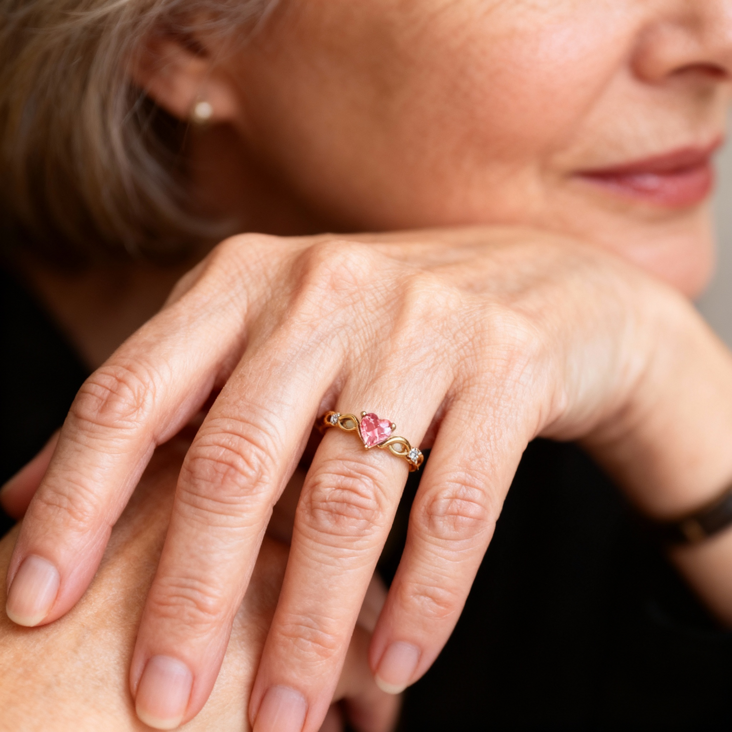 Ring mit Zirkonherz