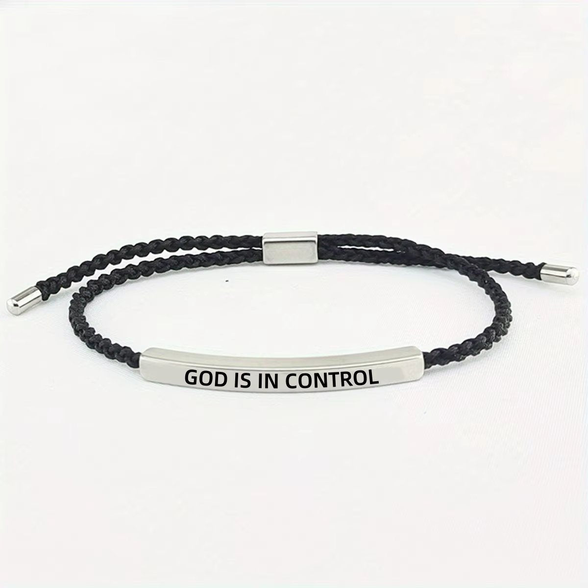 God is in Control | Motivations-Armband mit Botschaft