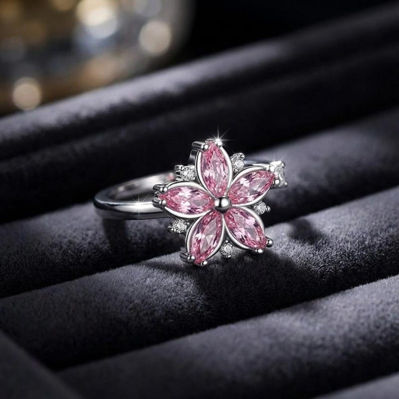 Clarissa | Blumen-Fidget-Ring