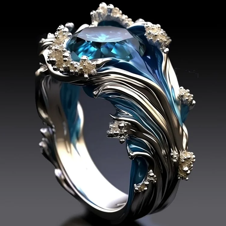 Eleganter Solitärring mit Zirkonia
