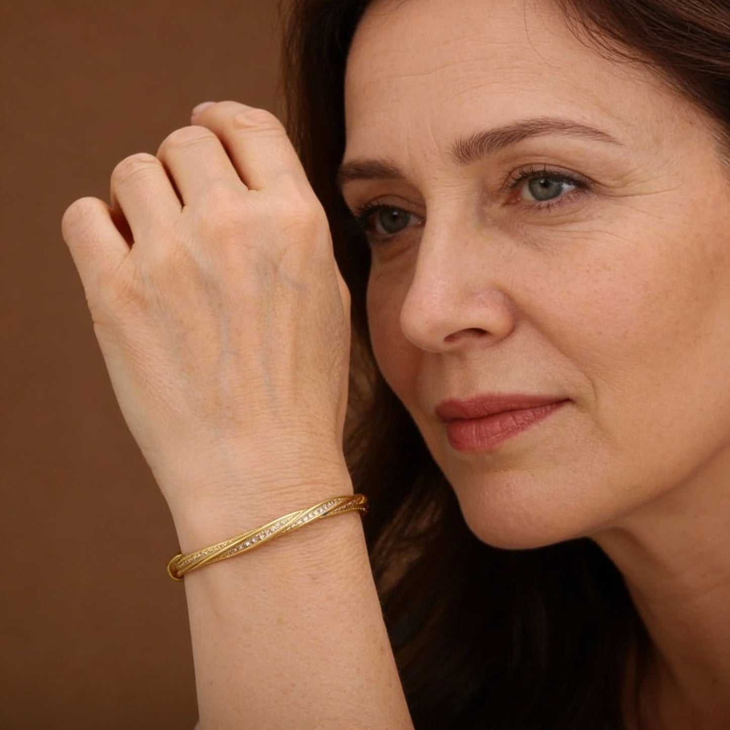Funkelndes Armband mit Zirkonia für elegante Damen