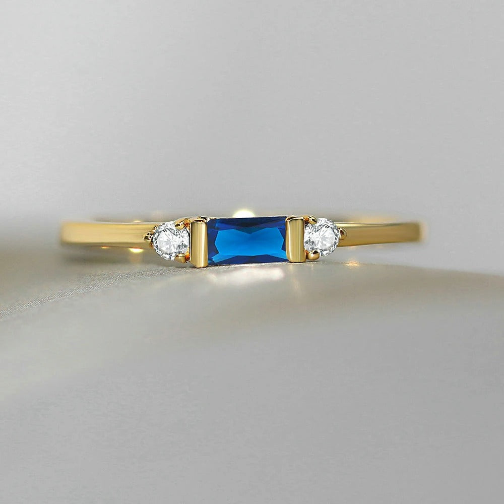 Vintage-Ring mit braunem Edelstein